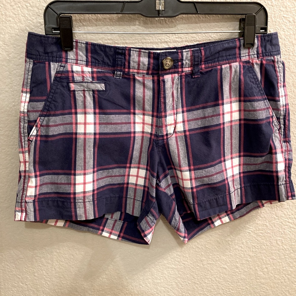 Old Navy plaid shorts, 5” inseam, size 4
